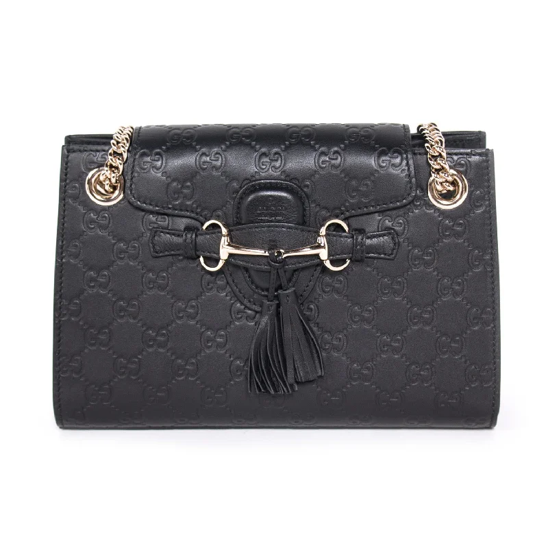 Gucci handbags for women with a beaded trimGucci Emily Guccissima