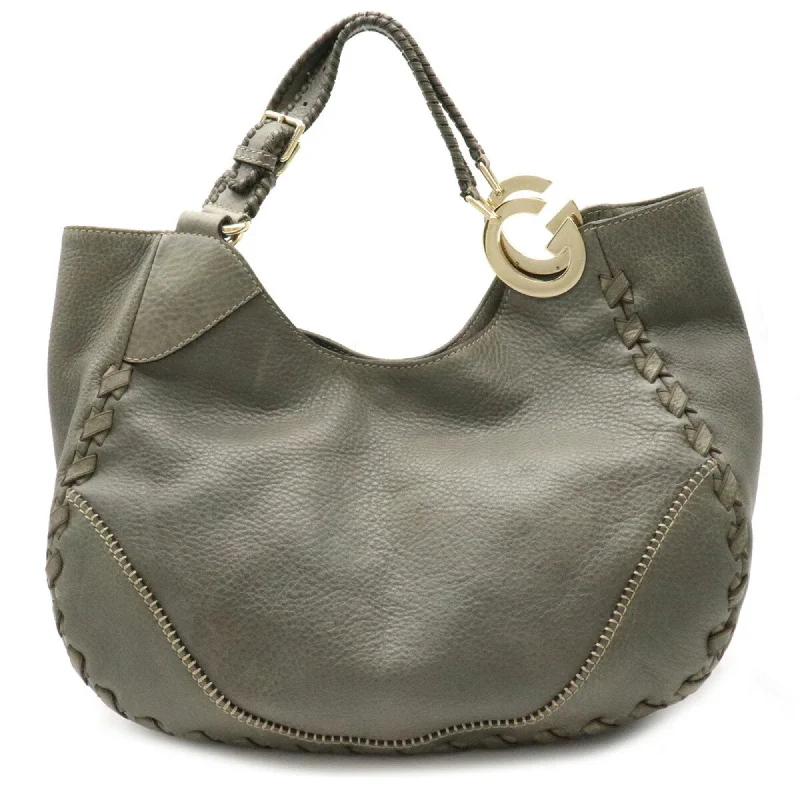 Ladies Gucci shoulder bags with a wide - width strapGucci Charlotte shoulder Bag tote leather gray 218782