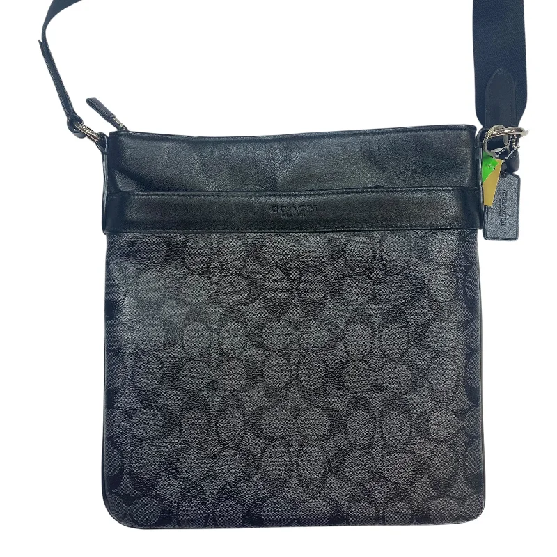 Coach Borough bags with a structured silhouette and a magnetic - snap closureCrossbody Designer By Coach, Size: Large