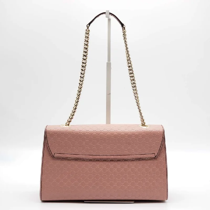 Gucci tote bags for women with a double - handle designGucci Emily Medium Leather Shoulder Bag