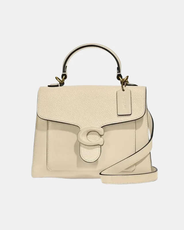 Coach Borough bags with a structured silhouette and a magnetic - snap closureCoach Tabby Top Handle