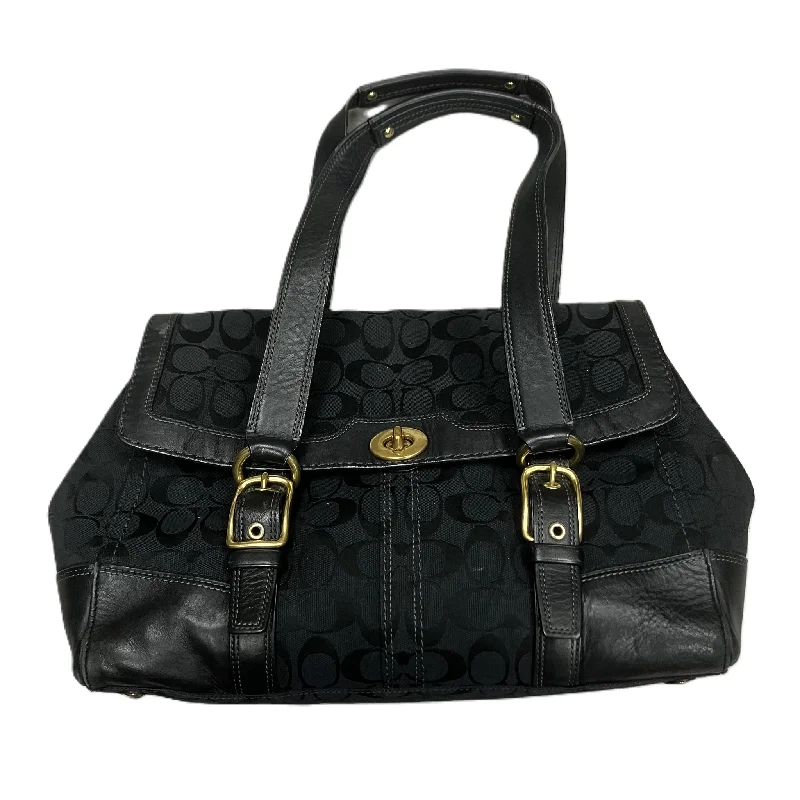 Coach bags with a back - zip pocket for storing valuables securelyHandbag Designer By Coach, Size: Large