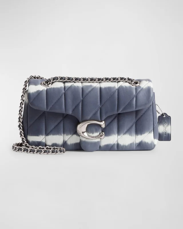 Coach Rogue bags with a monogram - embossed leather surfaceTabby 26 Tie-Dye Quilted Shoulder Bag