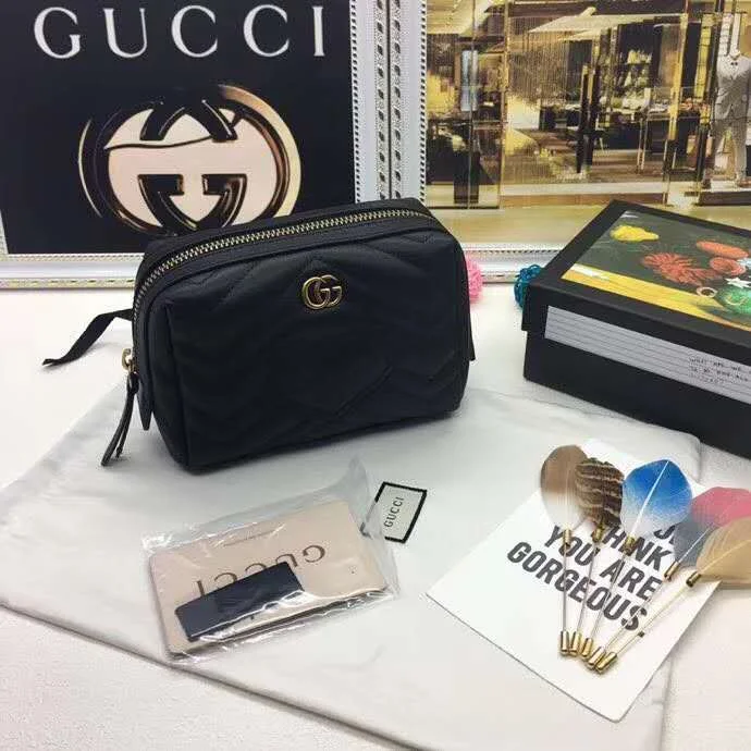 Women Gucci bags with a front - flap pocket for quick - access itemsGucci Bags