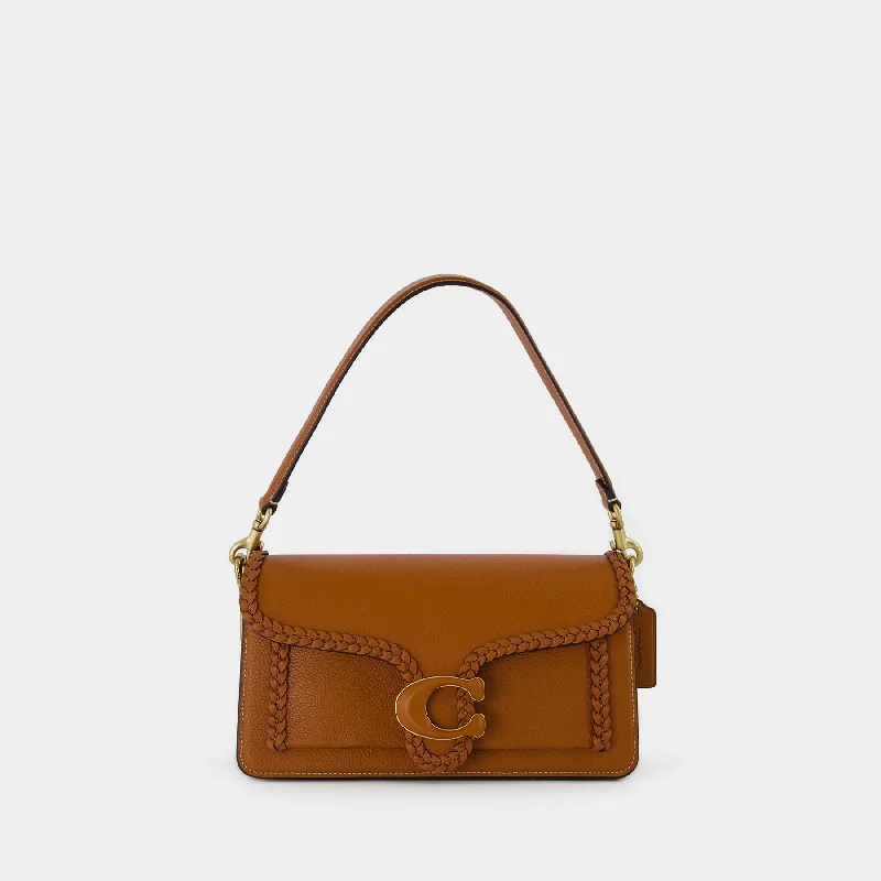 Coach bags with a chain - link trim and a leather body for a modern edgeTabby 26 Hobo Bag - Coach - Leather - Brown