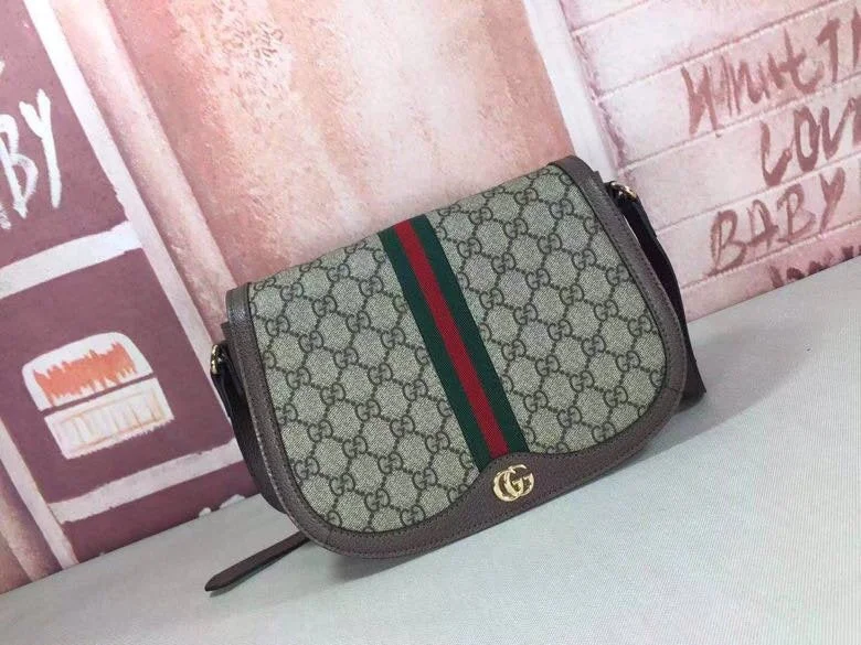 Women Gucci bags with a front - zip pocket for small itemsWF - Gucci Bags - 10775