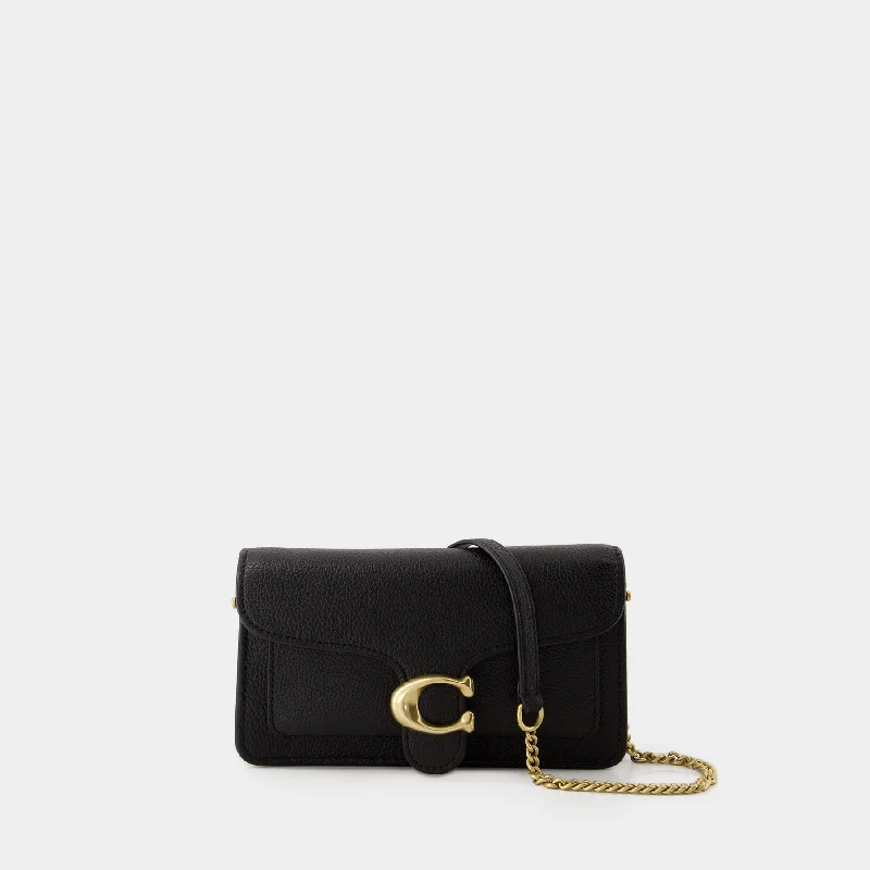 Coach Tabby bags with a classic turnlock closure for a timeless styleTabby Chain Crossbody Clutch - Coach - Leather - Black