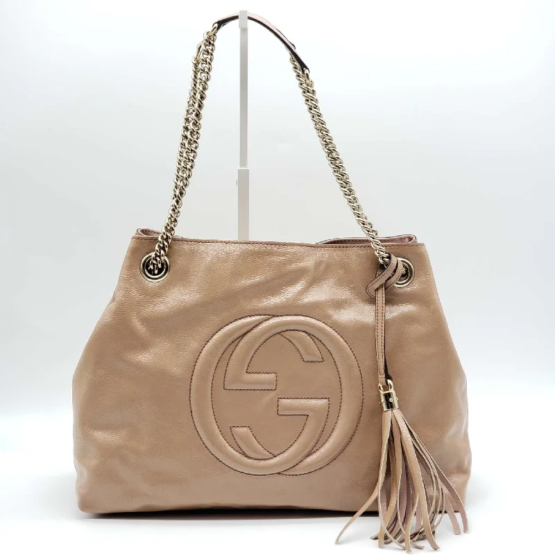 Ladies Gucci Dionysus bags with a detachable shoulder strapGucci Soho Patent Leather Shoulder Bag