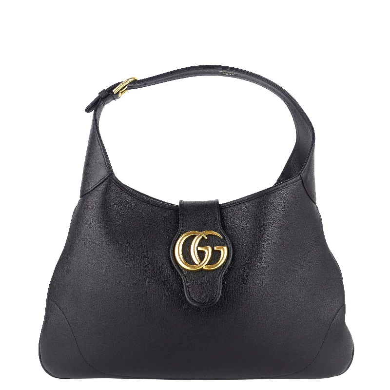 Women Gucci bags with interlocking G hardware for a classic lookAphrodite Medium Leather Shoulder Bag