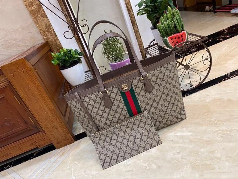 Women Gucci crossbody bags with a woven leather strapWF - Gucci Bags - 10792