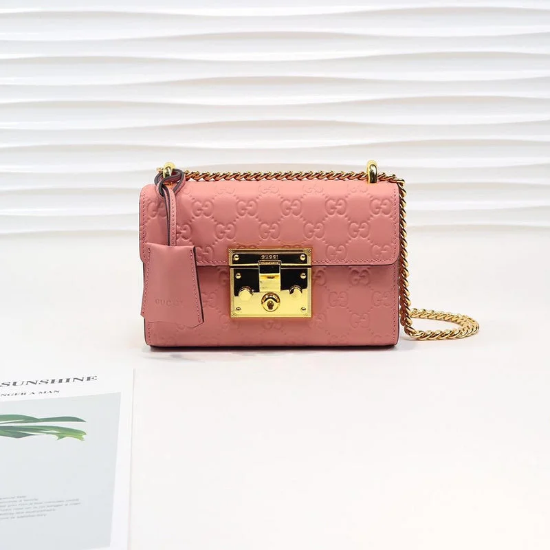 Women Gucci bags with a snap - button closure and a decorative charmBC - GUCCI BAG - 1004