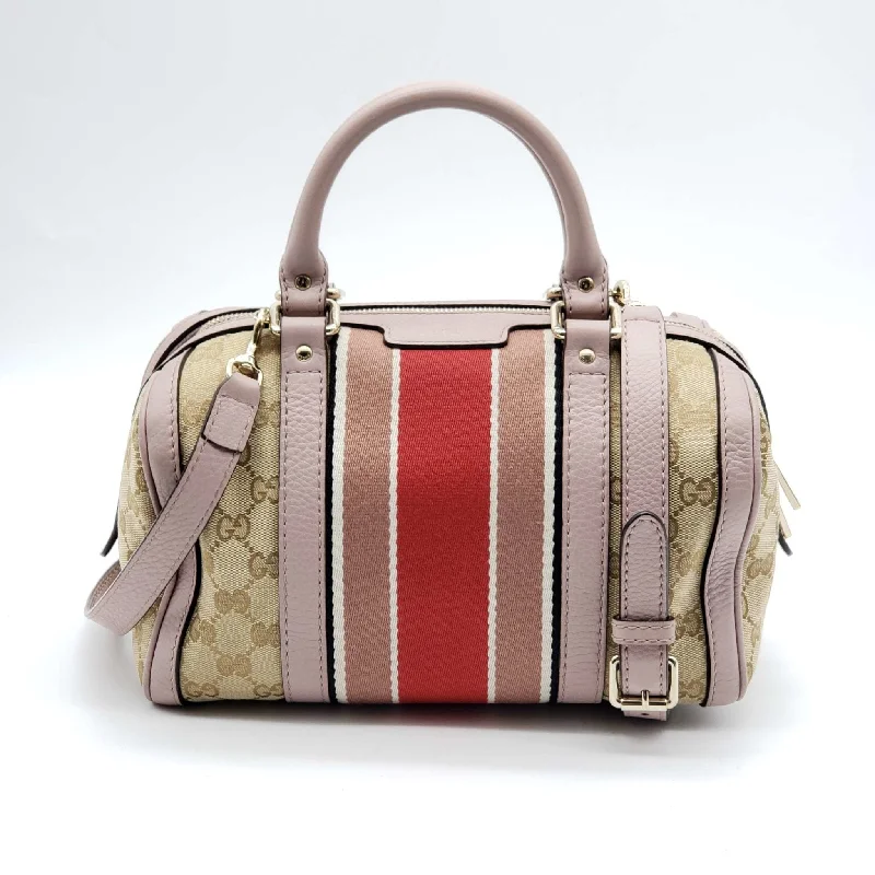 Ladies Gucci Dionysus bags with a chain - link shoulder strapGucci Canvas Small Vintage Boston Bag