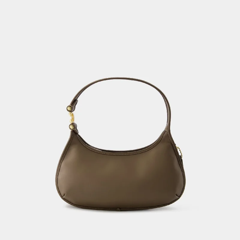 Coach crossbody bags with a woven leather strap for a unique textureEve Hobo Bag  - Coach - Leather - Dark Stone