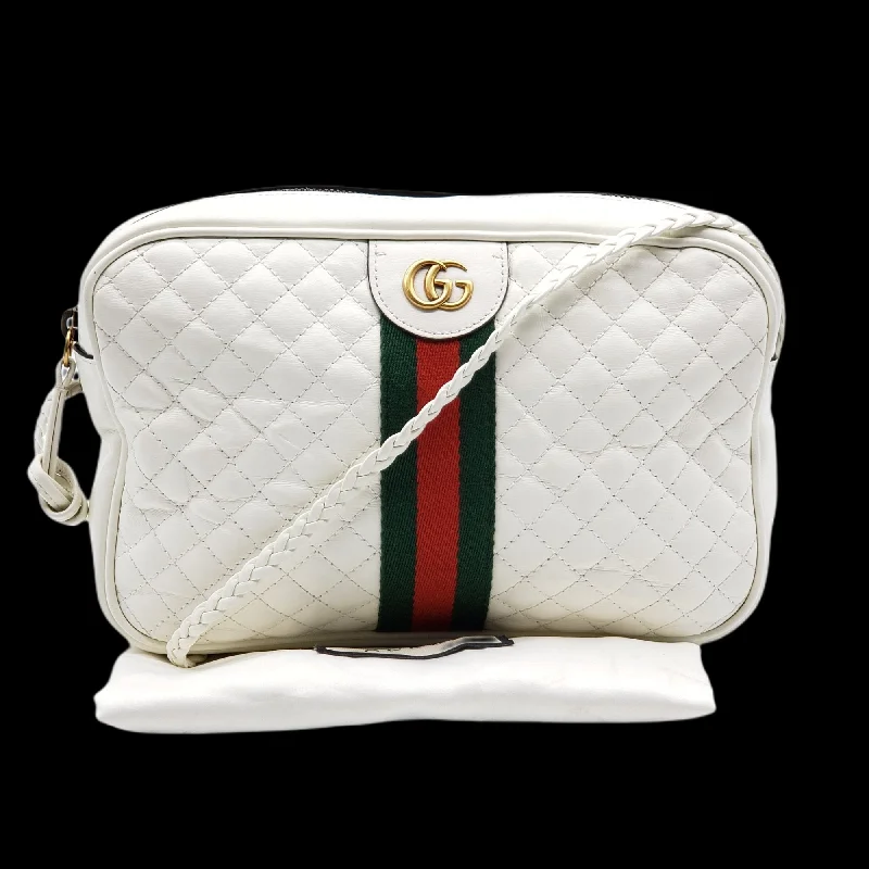 Women Gucci Sylvie bags with a detachable ribbon detailGucci Quilted Small Crossbody Bag