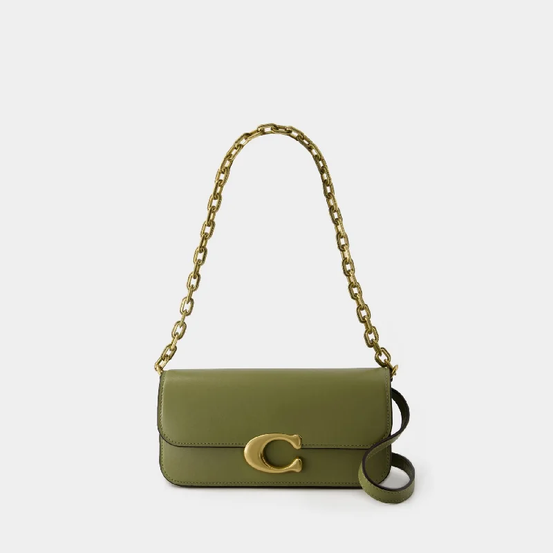 Coach bags with a front - flap pocket and a turnlock for a classic aestheticIdol 23 Crossbody - Coach - Leather - Khaki