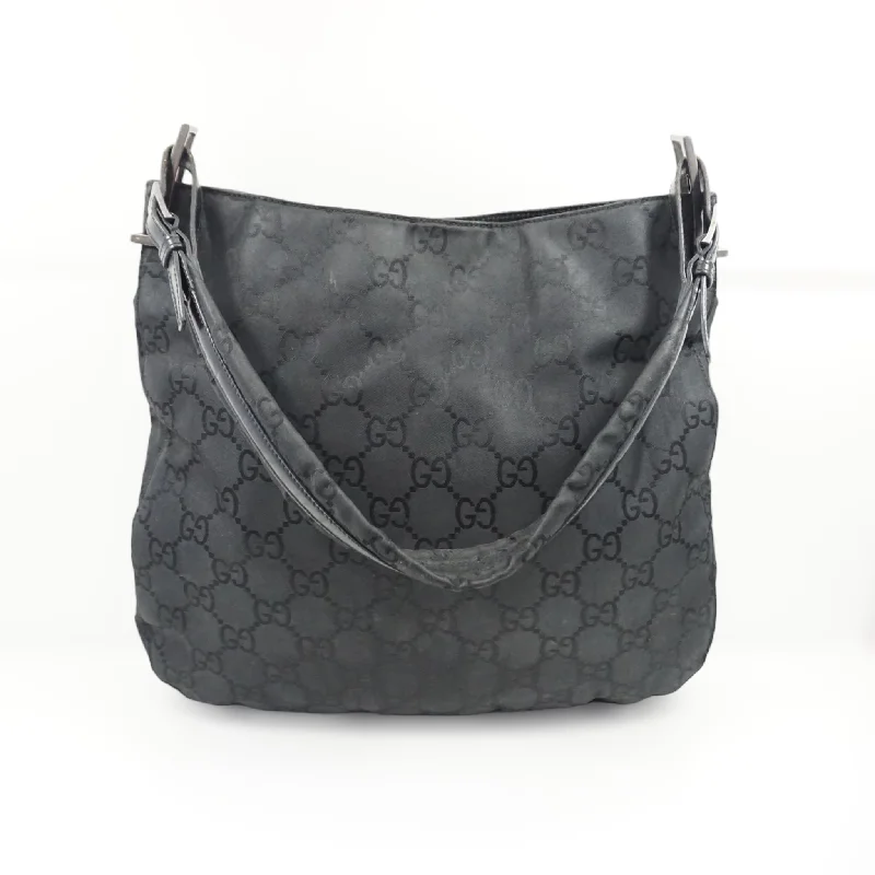 Women Gucci crossbody bags with a woven leather strapGucci Nylon Skuldertaske