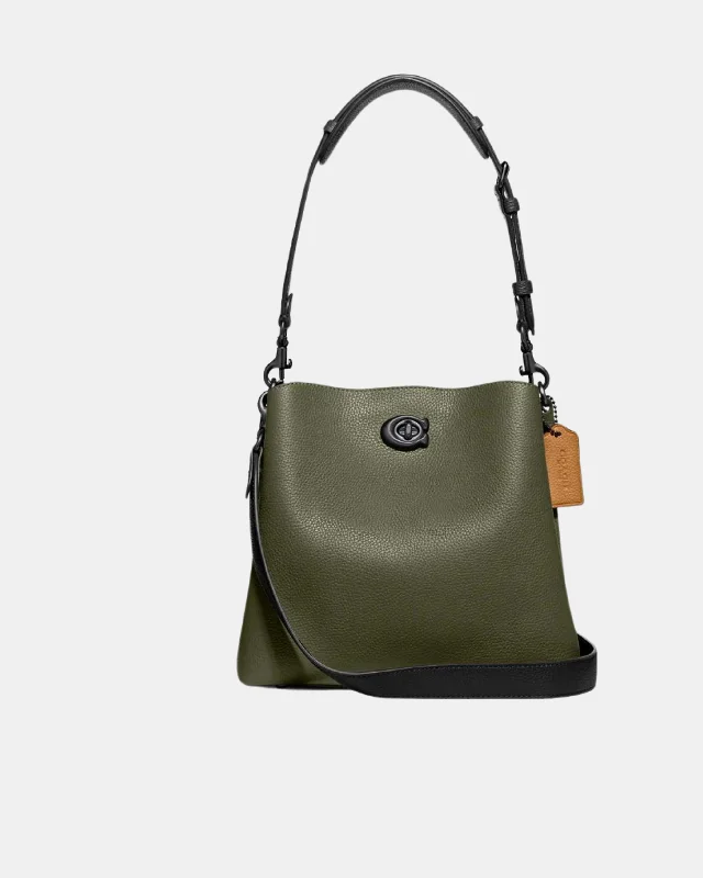 Coach tote bags with a spacious interior and multiple compartments for organizationCoach Willow Bucket Bag In Colorblock