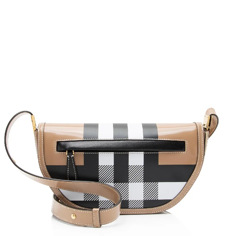 Child - Sized Burberry Bags for Little FashionistasBurberry Smooth Calfskin Check Olympia Small Shoulder Bag (SHF-qfl34u)