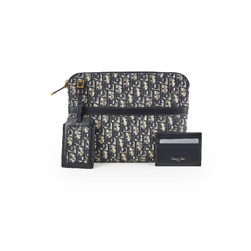 Christian Dior bags with a quilted pattern and gold - toned hardwareChristian Dior Travel Kit Set