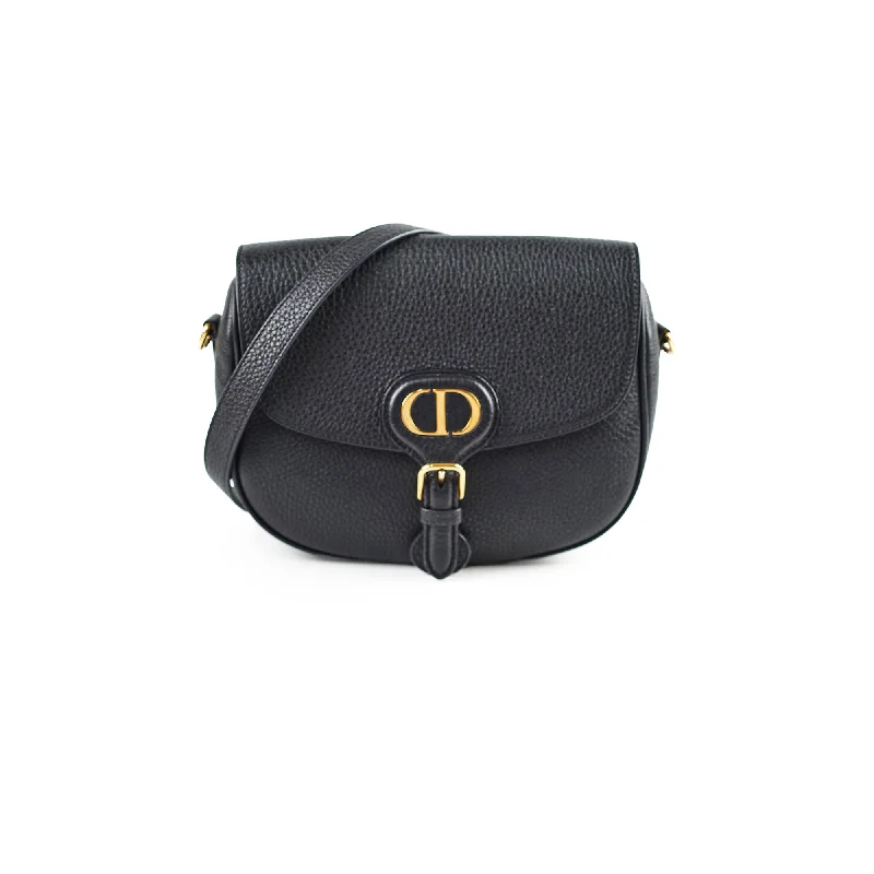 Trendsetting Christian Dior crossbody bags with a colorful strapChristian Dior Bobby Medium Calfskin Black