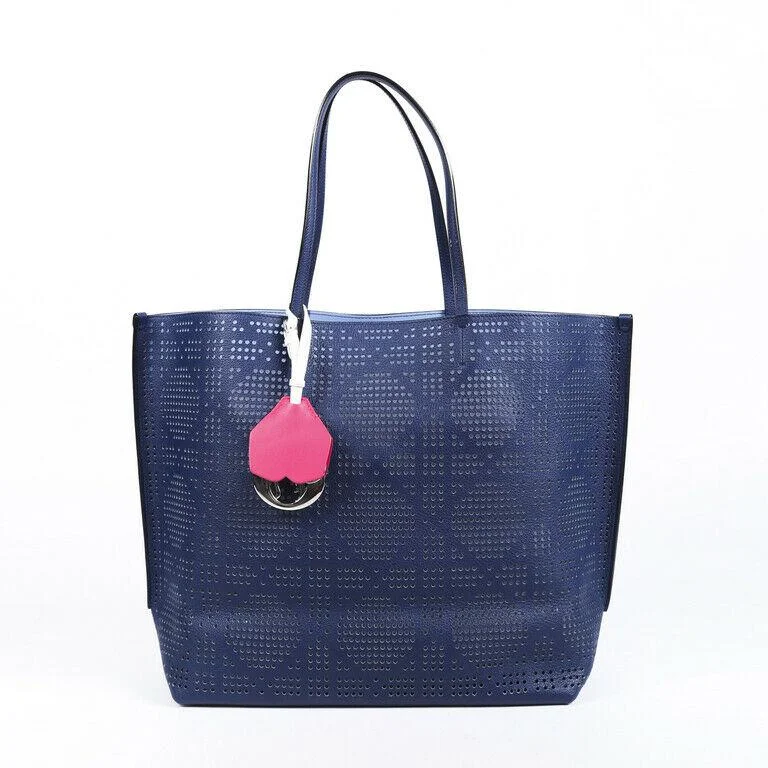 Christian Dior bags with a detachable coin purse insideChristian Dior Dioriva Perforated Cannage Tote Bag