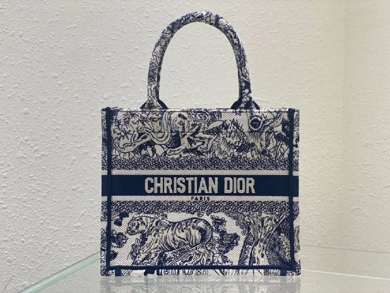 Christian Dior Saddle bags with a studded trim for a bold lookChristian Dior Small Book Tote Blue, For Women