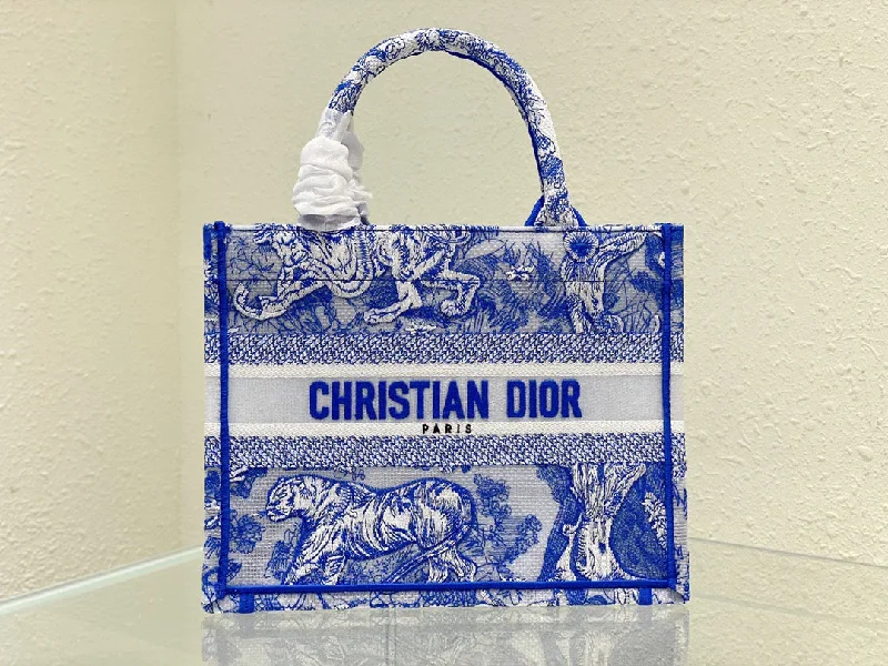 Trendsetting Christian Dior crossbody bags with a colorful strapChristian Dior Small Book Tote Blue