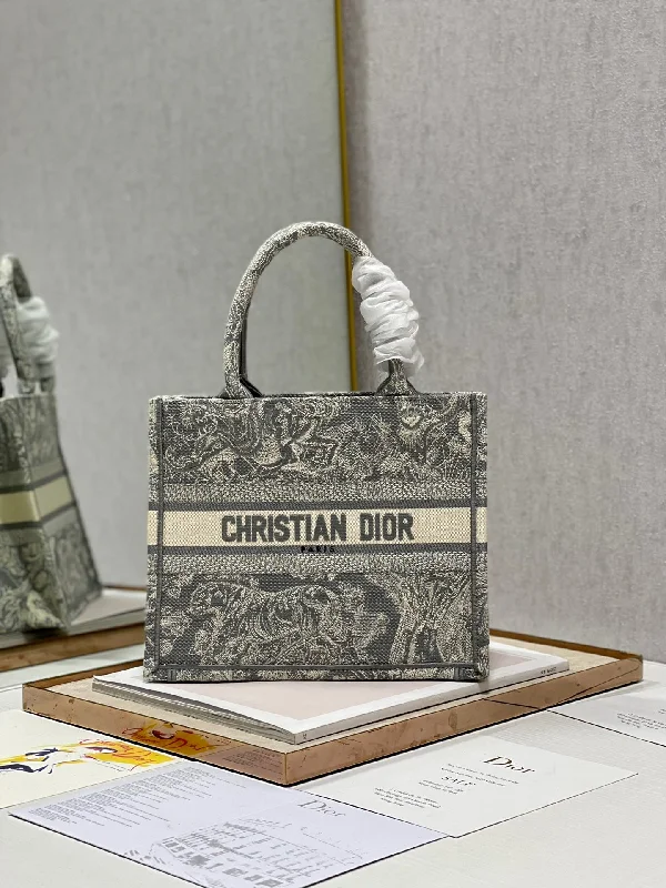 Fashion - forward Christian Dior tote bags for the modern womanChristian Dior Small Book Tote Grey, For Women,  Handbags 26.5cm/10.5in