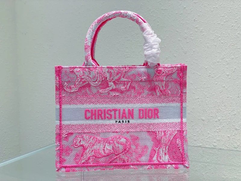 Christian Dior tote bags with a double - handle and shoulder - strap optionChristian Dior Small Book Tote Pink, For Women