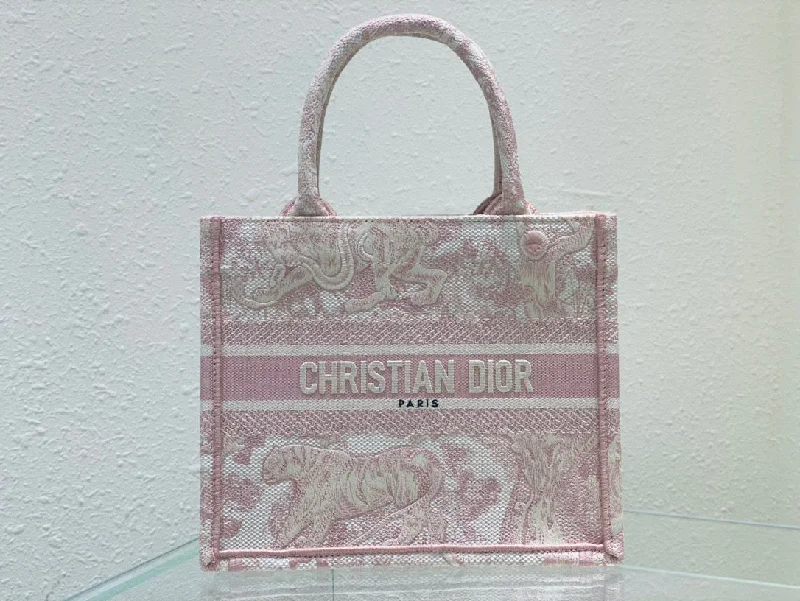 Christian Dior tote bags with a double - handle and shoulder - strap optionChristian Dior Small Book Tote Pink, For Women