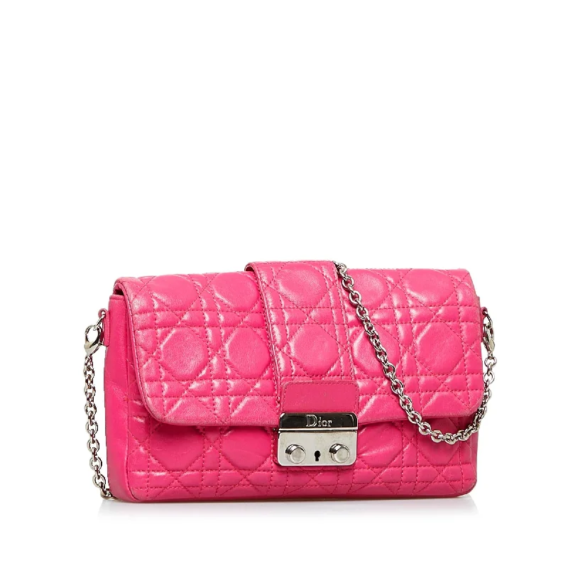 Christian Dior handbags with a back - pocket for quick storageDior Cannage Miss Dior Promenade Chain Crossbody (irWLxI)