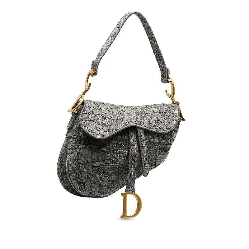 Christian Dior bags with a detachable coin purse insideDior Embroidered Saddle Bag (7a84hS)