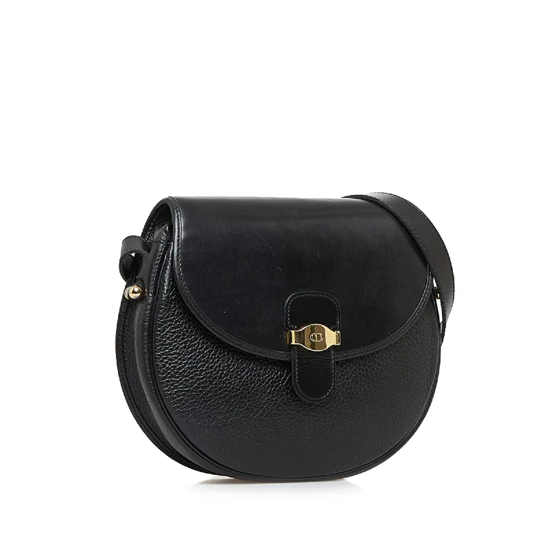 Christian Dior Saddle bags with a studded trim for a bold lookDior Leather Crossbody (SHG-Tp7cUU)