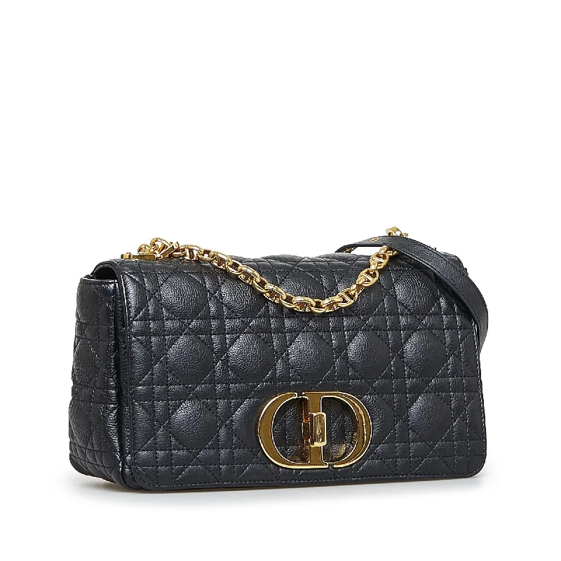 Christian Dior crossbody bags with a front - flap pocket for easy accessDior Medium Cannage Caro (SHG-hGFEwW)