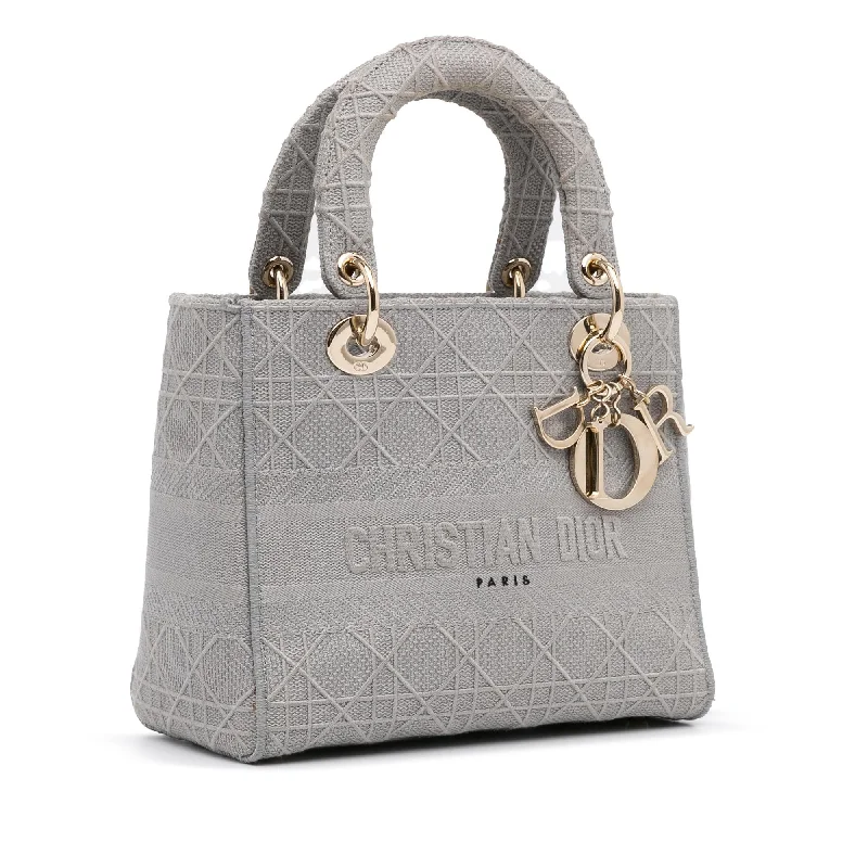 Contemporary Christian Dior handbags with a unique shapeDior Medium Cannage Lady D-Lite (SHG-3cfHGK)