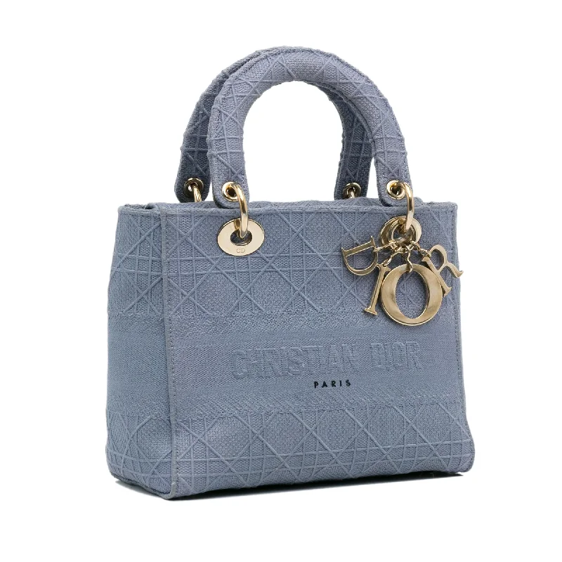 High - fashion Christian Dior bags with a geometric patternDior Medium Cannage Lady D-Lite (SHG-Zq9kNK)