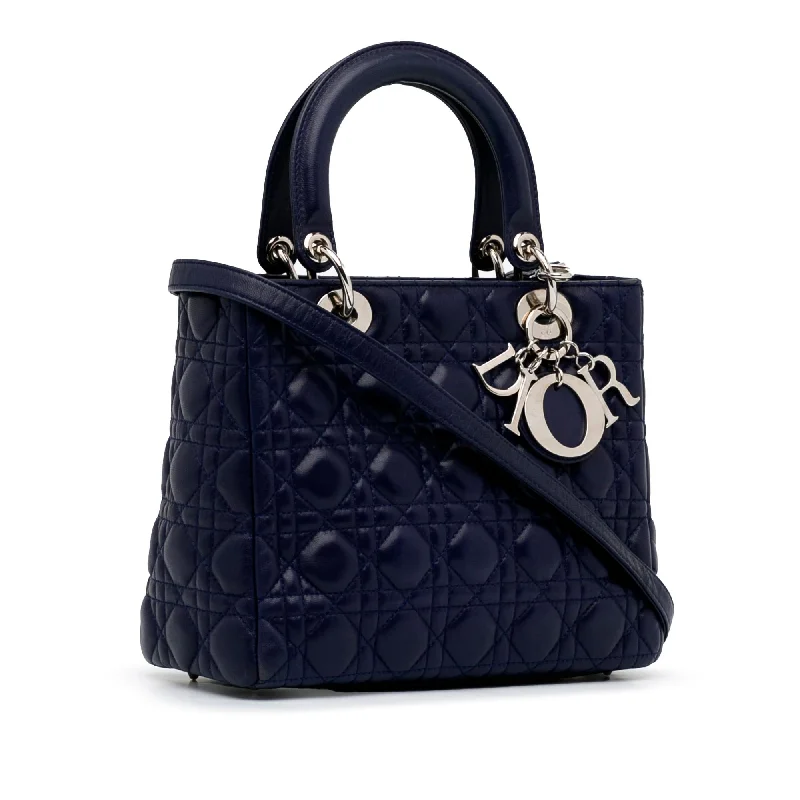 Trendsetting Christian Dior crossbody bags with a colorful strapDior Medium Cannage Lady Dior (SHG-di83Ib)