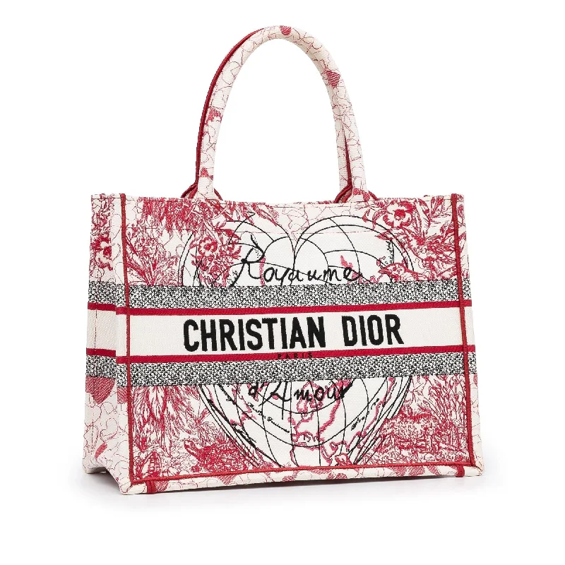 Christian Dior bags with a detachable coin purse insideDior Medium Royaume d'Amour Book Tote (SHG-ZUx1o1)