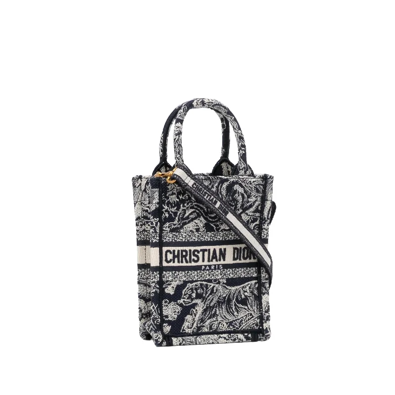 Fashion - forward Christian Dior tote bags for the modern womanDior Mini Book Tote Phone Bag (SHG-bEDNLG)