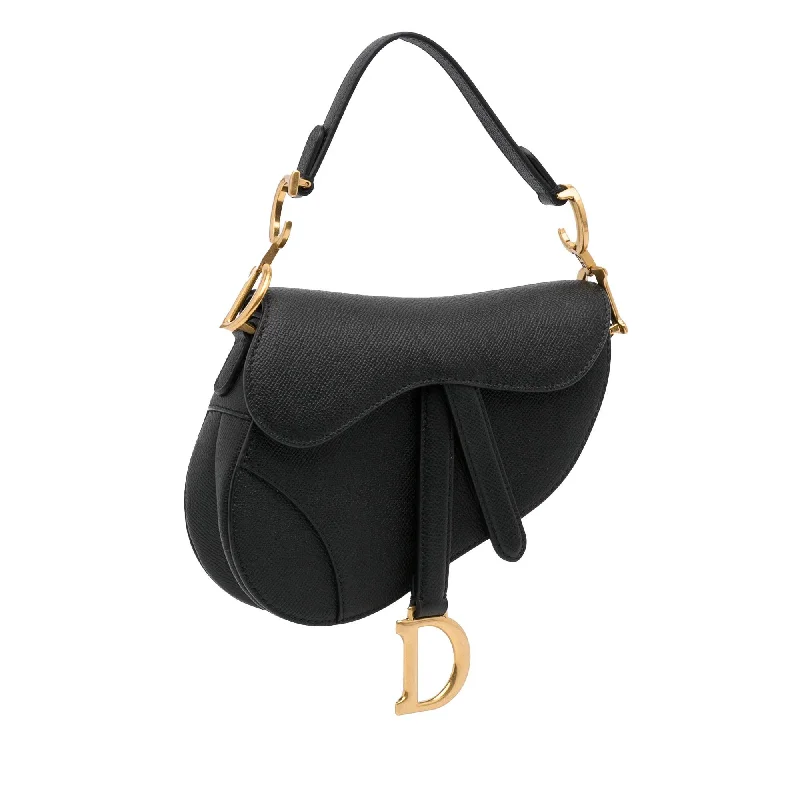 Fashion - forward Christian Dior tote bags for the modern womanDior Mini Leather Saddle (SHG-XuNhFg)