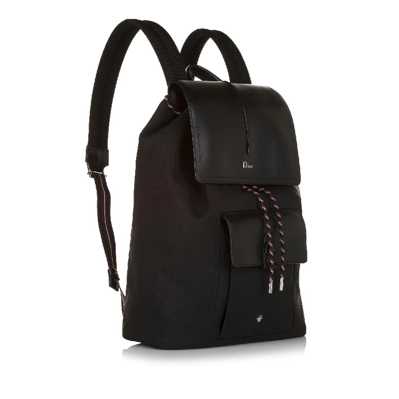 High - fashion Christian Dior bags with a geometric patternDior Mini Nylon Motion Backpack (SHG-35024)