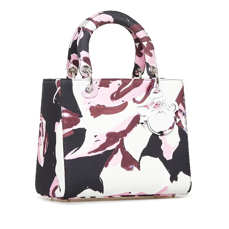 Contemporary Christian Dior handbags with a unique shapeDior Medium Floral Graffiti Lady Dior (y1sBoP)