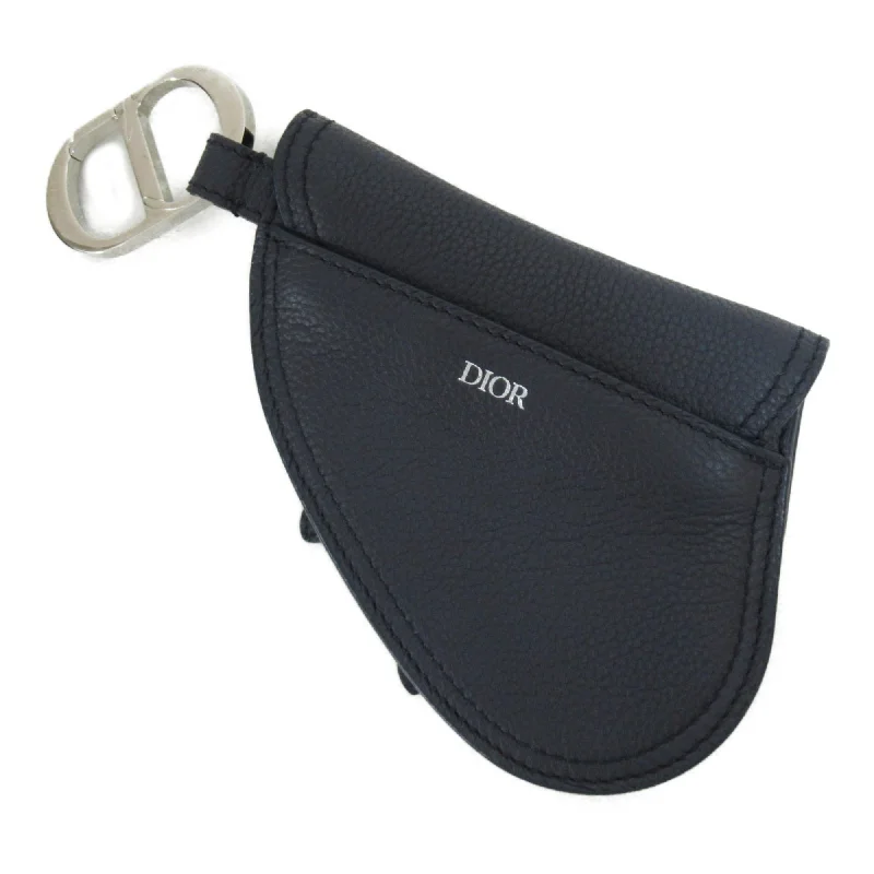 Christian Dior handbags with a back - pocket for quick storageDior Pouch Navy leather